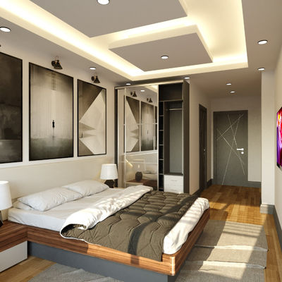 Meubles de chambre d'hôtel 5 étoiles Optimisation de l'espace Décoration intérieure de la chambre