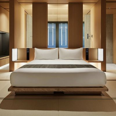 Intérieur moderne Star Hotel Logs Meubles en bois massif sur mesure
