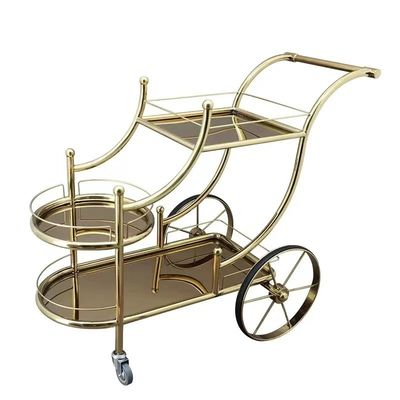 Bon prix Bar commerciaux Chariot de livraison hôtelier Restaurant Meubles métalliques Salle de réunion Chariot de livraison mobile en ligne