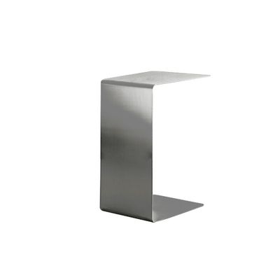 Couch en acier inoxydable de type C Table de côté Table de carte Table de bureau amovible Table de côté