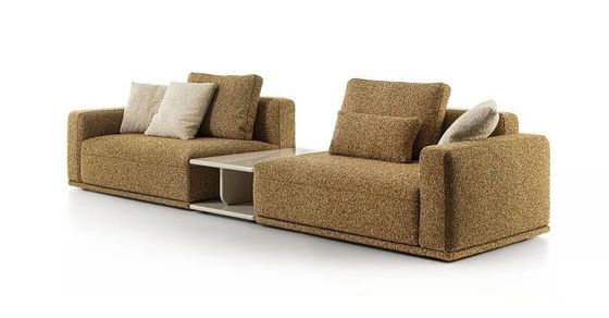 Frigerio canapé modulaire personnalisé Glamour 5 étoiles Hôtel décor avec armoire d'accent