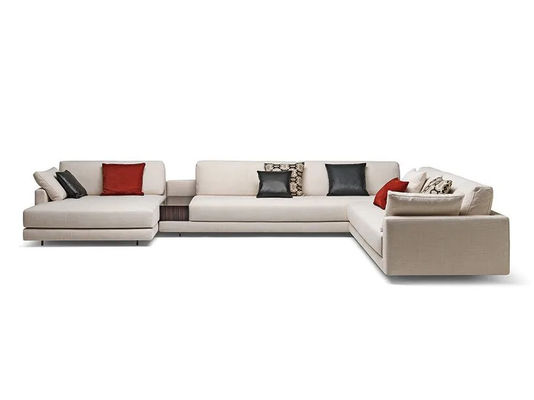 Élégance moderne: canapé en tissu en forme de L de haute qualité pour hôtel, bureau, villa de luxe