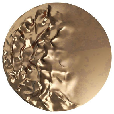 SS métal sablé miroir mural décoratif projet hôtelier