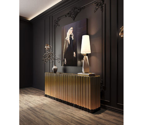 Des bâtiments en bois de luxe, un placard, une symphonie moderne et unique.