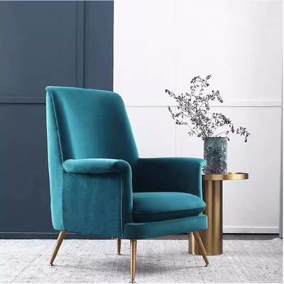 Scandinavian Simple Hôtel velours canapé unique Couleur personnalisée