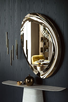 Hôtel 5 étoiles Style de luxe léger Des yeux irréguliers Design mural décoratif Miroir artistique