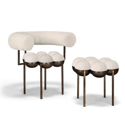 Créatif loisirs Chaise de salle à manger en acier inoxydable